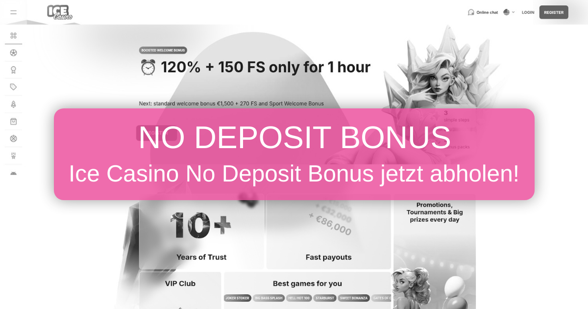 ice casino no deposit bonus